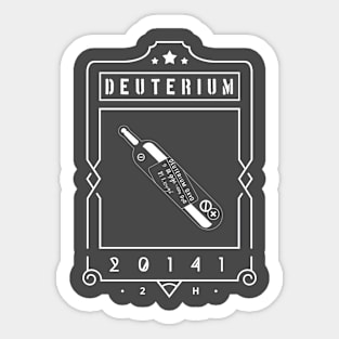 Deuterium Sticker